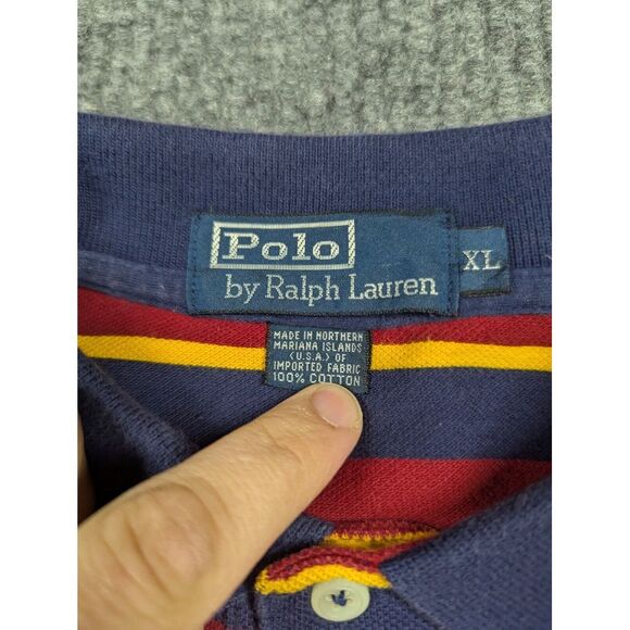 Vintage Polo Ralph Lauren Shirt Mens XL Harry Potter Gryffindor Colors Polo - Picture 4 of 8